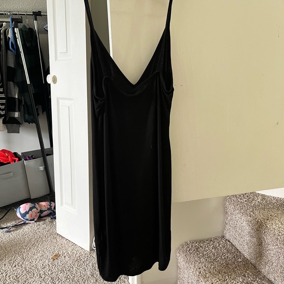 Deep plunge mini dress - Picture 2 of 2